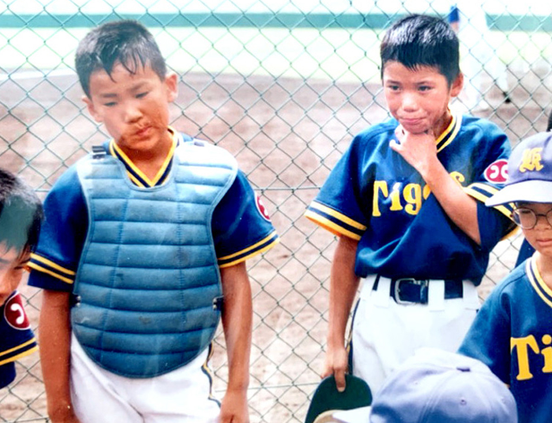 兄がきっかけで入団した昆陽里タイガースで共に戦った坂本勇人さんと田中将大さん